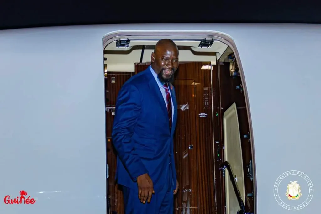Colonel Doumbouya s’envole pour New York