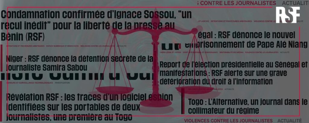 Afrique de l’Ouest : RSF met en place un réseau d’avocats pour protéger les journalistes